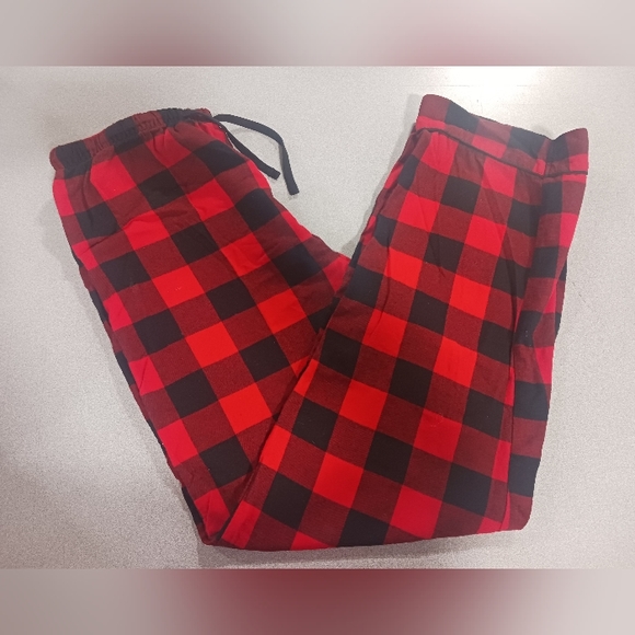Red and black checked pajamas‎ pants size Medium men's - Picture 3 of 4